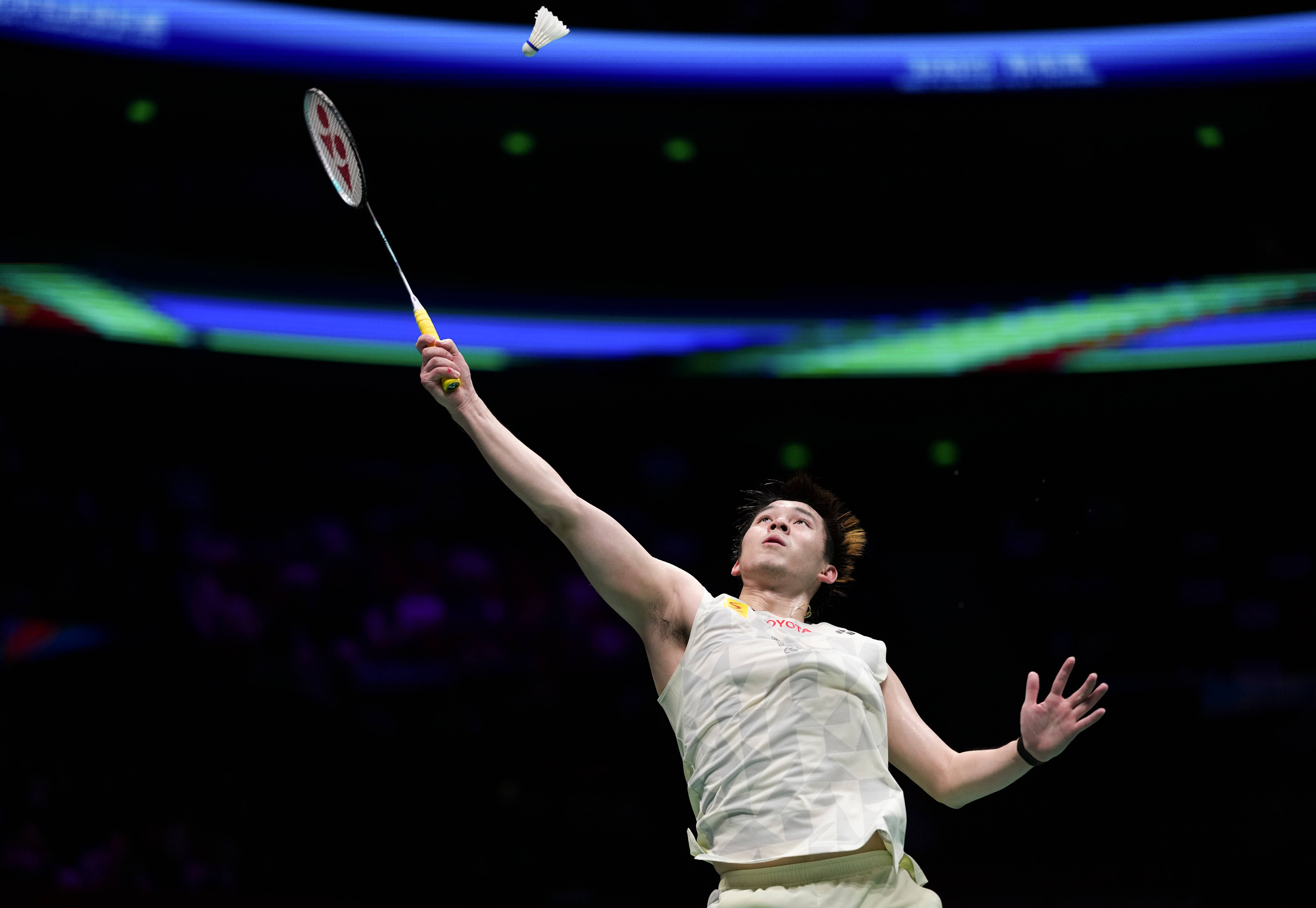 (体育)羽毛球——亚锦赛:翁泓阳无缘男单四强